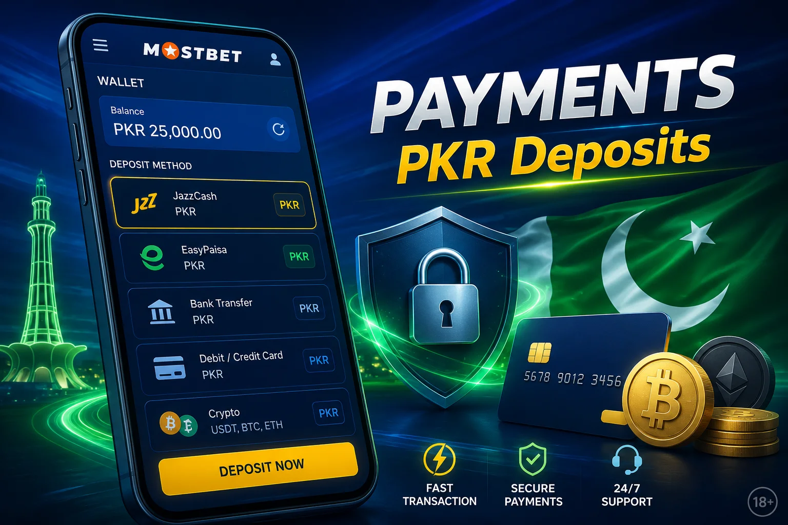 Withdrawing funds from Mostbet in PKR